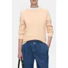 Closed Crewneck Organic Cotton Sweatshirt In Orange