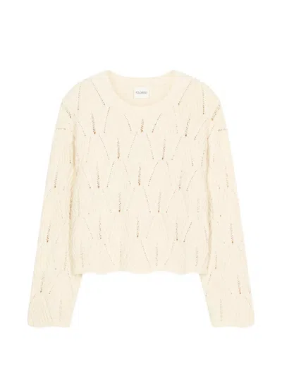 Closed Crew-neck Sweater In Pink