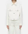 CLOSED CROPPED JACKET IN IVORY