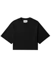 Closed Cropped T-shirt In Black