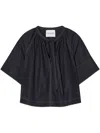 Closed Cropped-top In Schwarz