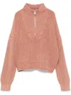 Closed Organic Cotton Sweater In 966 Ferro Brown