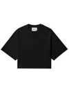 Closed Cropped T-shirt In 100 Black