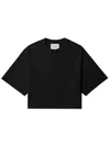 Closed Cropped T-shirt In 100 Black