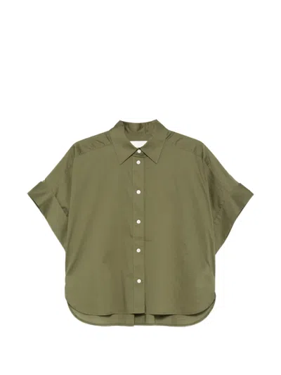 Closed Cuffed Shirt In Green
