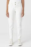 Closed Seaming Detail Jacket In Creme In White