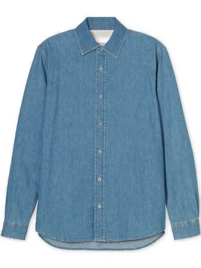 Closed Denim Button-up Shirt In Blue