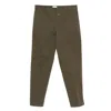 Closed Denim Cropped Trousers In Green