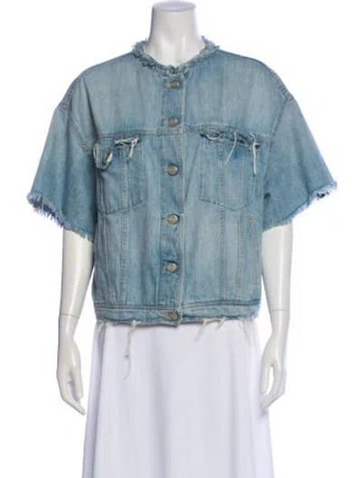 Pre-owned Closed Denim Jacket In Blue