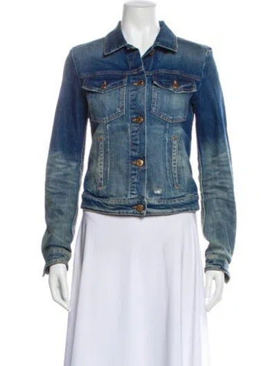 Pre-owned Closed Denim Jacket In Blue