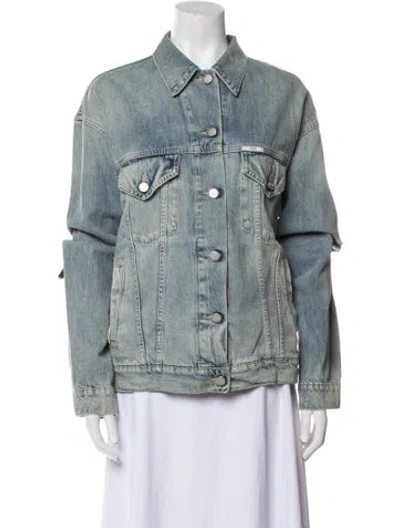 Pre-owned Closed Denim Jacket In Blue