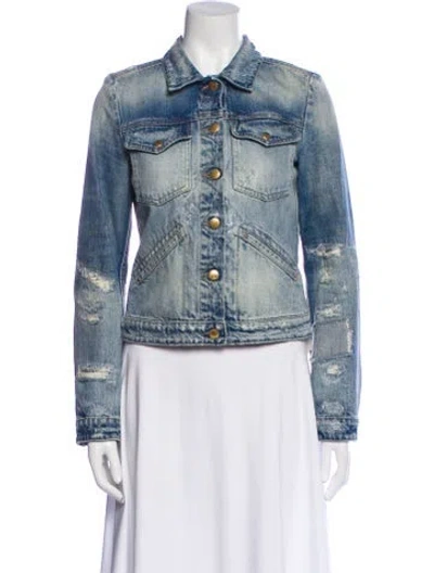 Pre-owned Closed Denim Jacket In Blue