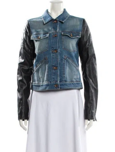 Pre-owned Closed Denim Jacket In Blue