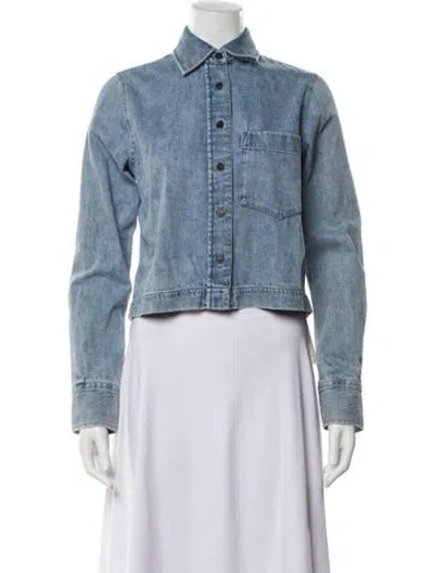 Pre-owned Closed Denim Jacket In Blue