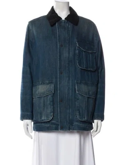 Pre-owned Closed Denim Jacket In Blue