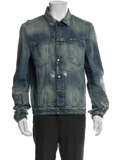 Pre-owned Closed Denim Jacket In Blue