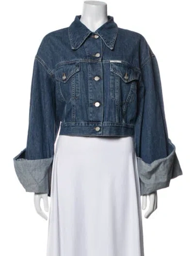 Pre-owned Closed Denim Jacket In Blue