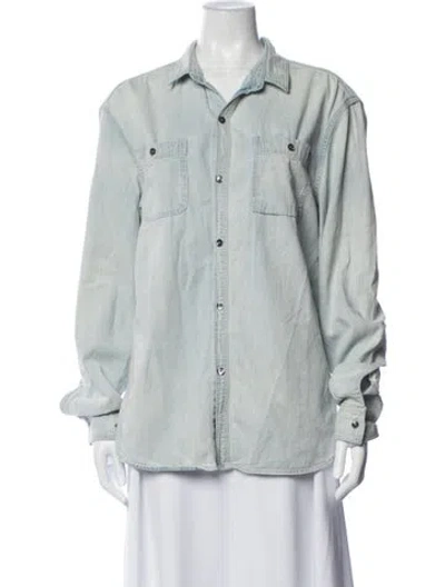 Pre-owned Closed Denim Jacket In Blue