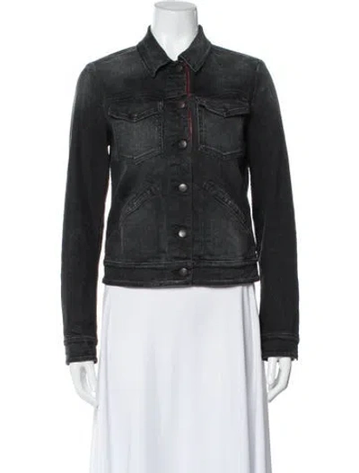 Pre-owned Closed Denim Jacket In Gray