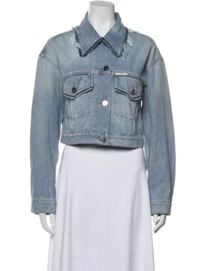 Pre-owned Closed Denim Jacket W/ Tags In Blue