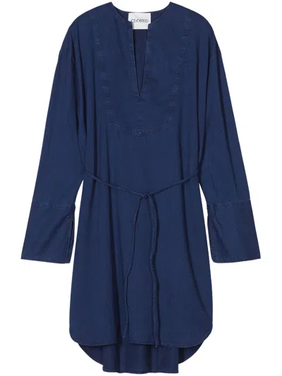 Closed Denim Midi Dress In Blue