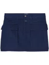 Closed Denim Mini Skirt In Blue