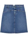 Closed Denim Mini Skirt In Blue