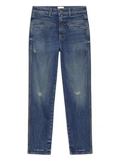Closed Distressed Jeans In Blue