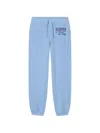Closed Drawstring Track Pants In Blue