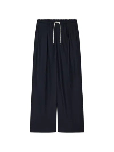 Closed Drawstring Trousers  In Multi