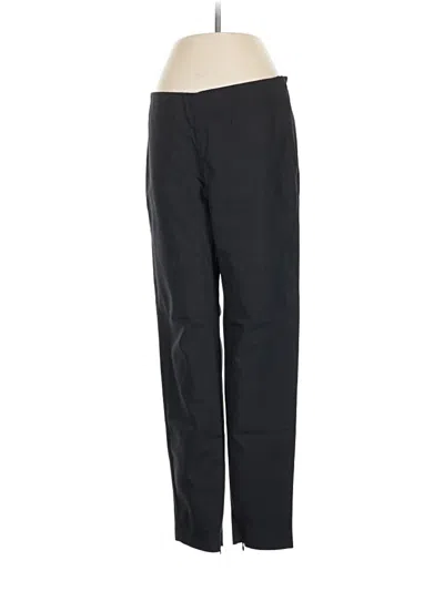 Pre-owned Closed Dress Pants In Black
