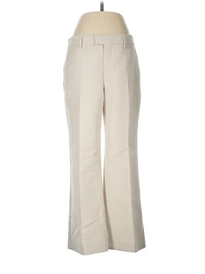 Pre-owned Closed Dress Pants In Ivory