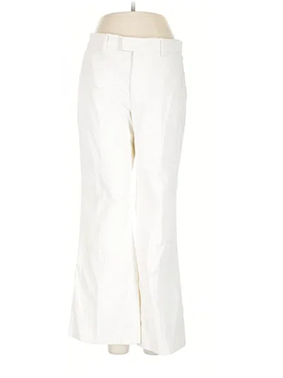 Pre-owned Closed Dress Pants In Ivory
