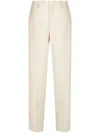 Closed Satin-finish Tailored Trousers