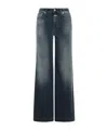 Closed Emblem Patch Denim Trousers In Black