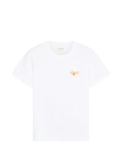 Closed Embroidered Basic T-shirt In White