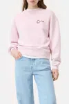 Closed Embroidered Sweatshirt In Milkshake Pink In Pink
