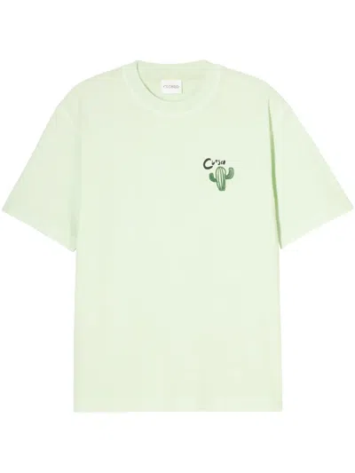 Closed Embroidered T-shirt In Green