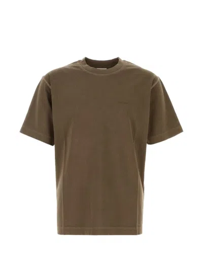 Closed Embroidered-logo T-shirt In Brown