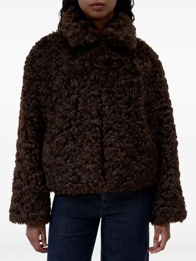Closed Faux Fur Jacket In Multi