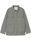 Closed Cotton Jacket In Green