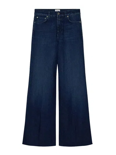 Closed Flared Denim Jeans In Blue