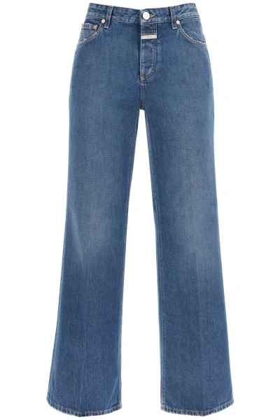Closed Flared Slim Fit Jeans In Blue