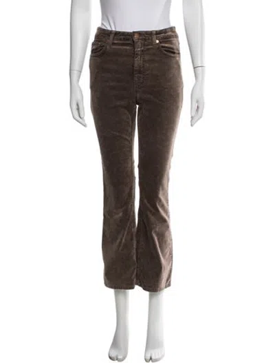 Pre-owned Closed Flared Pants In Neutrals