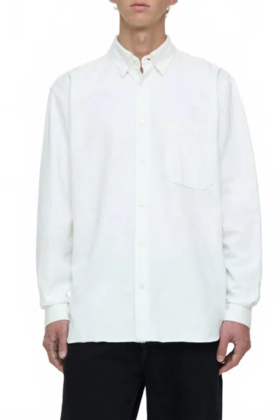 Closed Formal Army Shirt In Ivory In White
