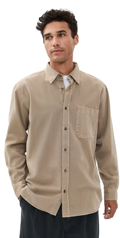 CLOSED FORMAL ARMY SHIRT ROCK BEIGE