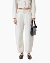 Closed Forti-x Barrel Jeans In Stone Beige In White