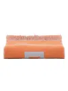Closed Fringed Scarf In Orange