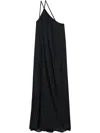 Closed Gathered Dress Clothing In Black