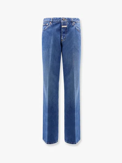 Closed Gillan Low Waist Jeans In Mbl Mid Blue